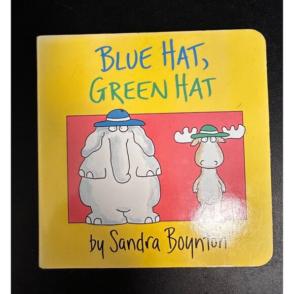 Blue Hat Green Hat by Sandra Boynton children’s board book - Picture 1 of 3